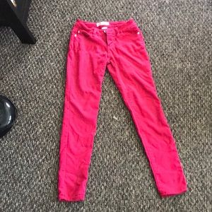 No boundaries dark hot pink jeans